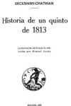 HISTORIA DE UN QUINTO DE 1813 – Erckmann-Chatrian