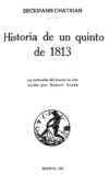 HISTORIA DE UN QUINTO DE 1813 – Erckmann-Chatrian