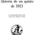 "Historia de un quinto 1813" de Erckmann-Chatrian 