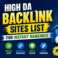 Foto del perfil de highdabacklinksiteslist